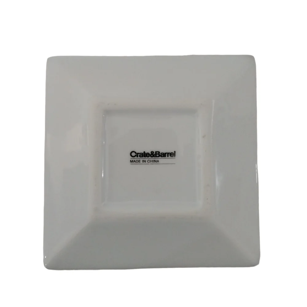 Crate & Barrel christmas plates appetizer plates